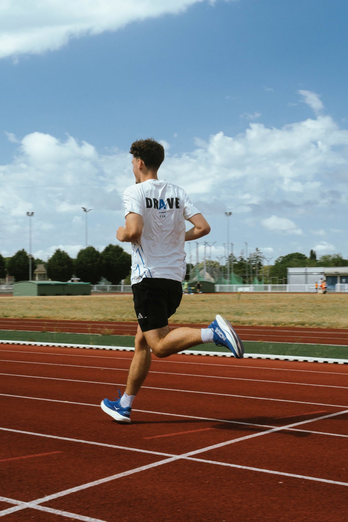 T-shirt Homme — Bleu/Blanc